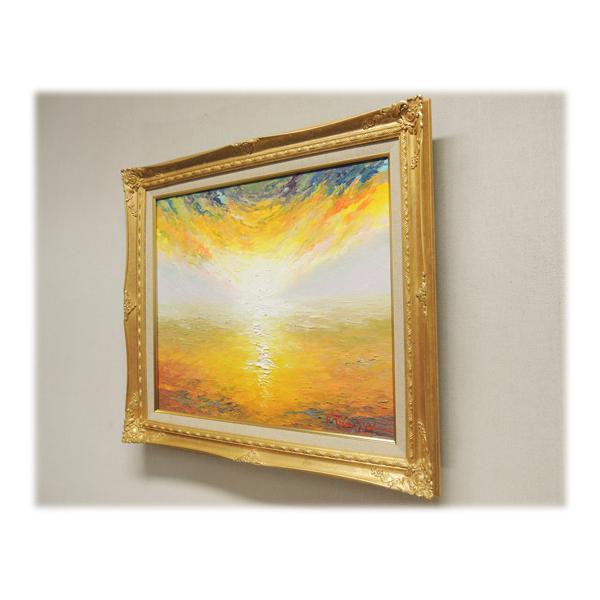 絵画 油絵 朝焼け (谷口春彦) 絵画 油絵 朝焼け (谷口春彦) 【肉筆】【油絵】【10号