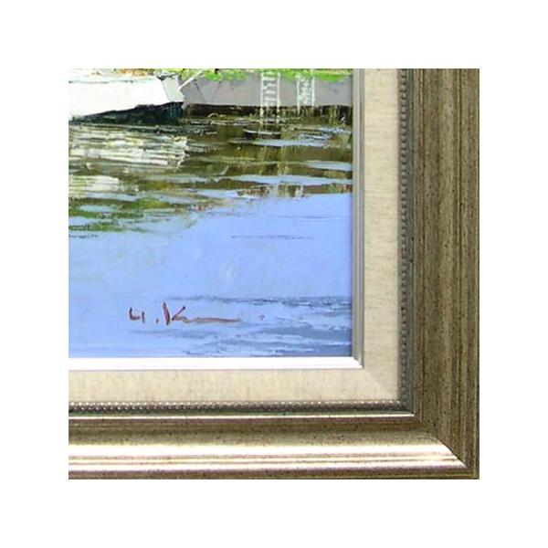 絵画　油絵　オンフルール（フランス）【肉筆】【油絵】【外国の風景】 絵画油絵オンフルール（フランス）【肉筆】【油絵】【外国の風景】