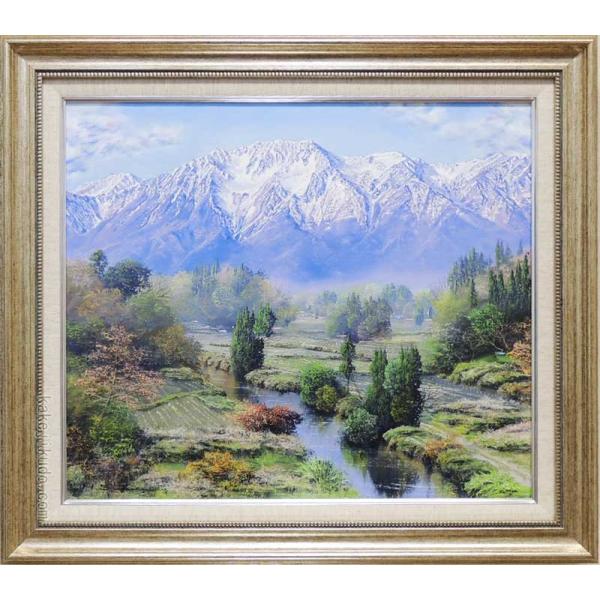 大型油絵『山水風景』肉筆油絵 風景画 作者在銘 木製額★時代物★ Yahoo!オークション - ♯ 肉筆 青木繁 柳川風景 油彩 風景画 F6