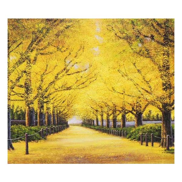 SALE／82%OFF】【SALE／82%OFF】絵画 274 油絵 風景 街景 東京 神宮