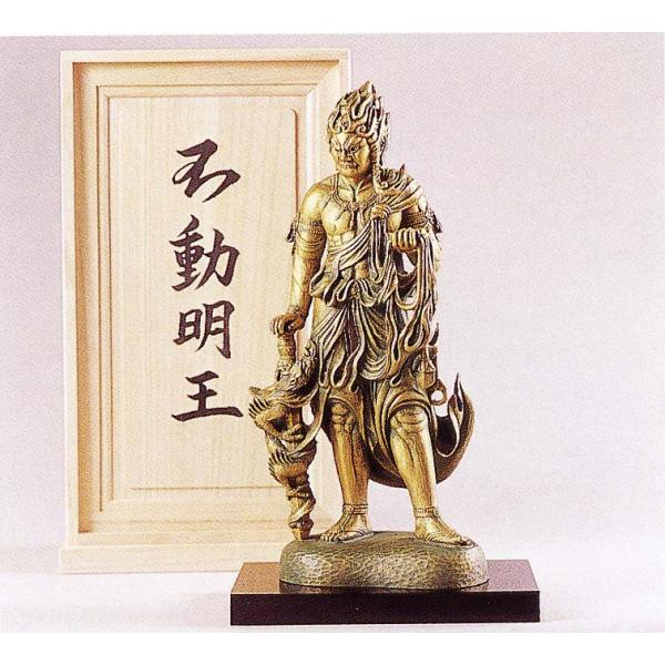 Amazon｜仏師銘版 不動明王 30cm 蝋型/青銅（ブロンズ）製 仏師