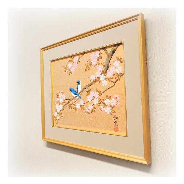 百合の花 油彩画 金色フレーム付き 肉筆　みき 百合の花 油彩画 金色フレーム付き 肉筆みき