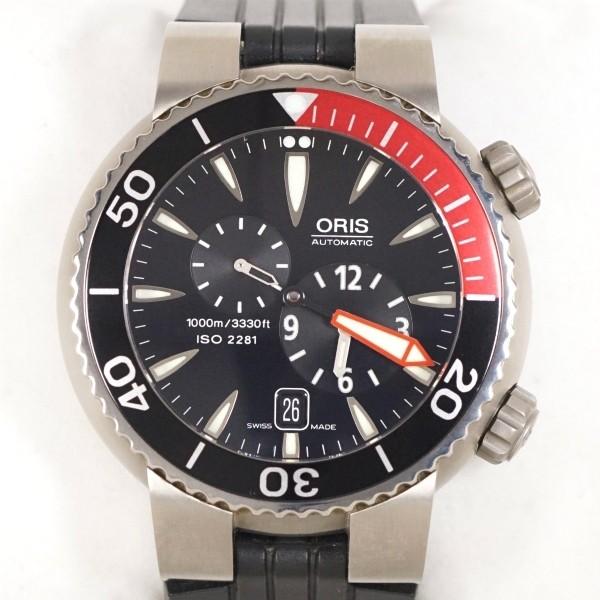 ORIS オリスデァマイスタータウリー　1000Mチタン機械式　訳有り品 ORIS オリスデァマイスタータウリー1000Mチタン機械式訳有り品