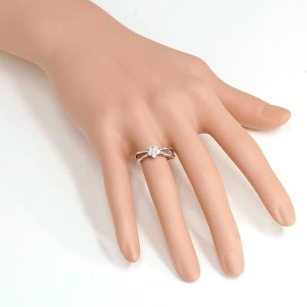 Ponte Vecchio ポンテヴェキオ ダイヤモンド0.31ct K18WG フラワー 