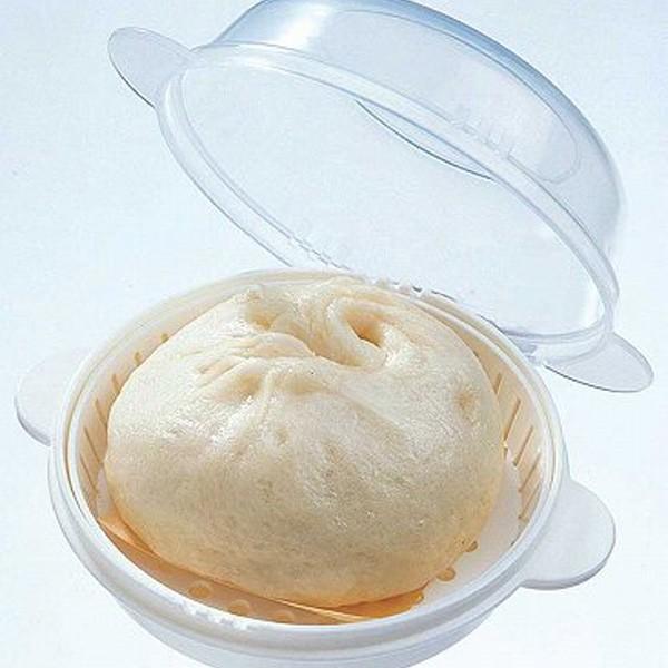 肉まん蒸し器 中華まんケース 電子レンジ用 家庭用 蒸し器 2個組 ...