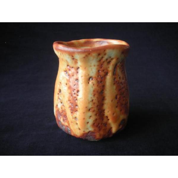 小林武春 赤志野ゆのみ美濃焼／小林武春湯呑／湯65 小林武春（志野