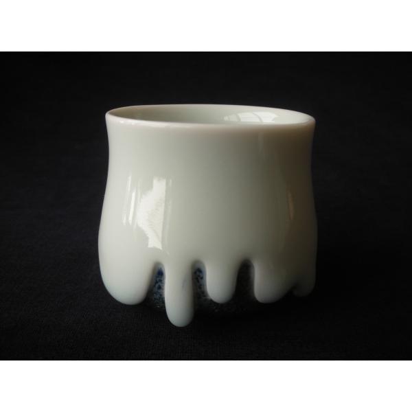 酒盃】 待田和宏 ☆青白磁（坡洶の妖盃）ぐい呑☆ 新品 木箱 限定品