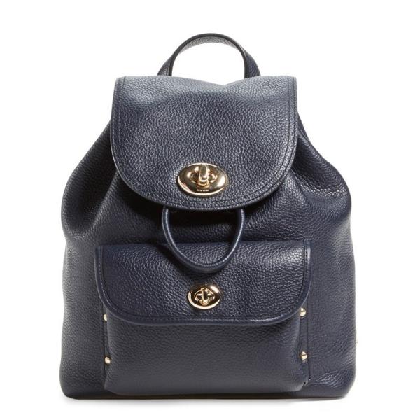 レザーリュック コーチ COACH 2016新作 ミニ ターンロック リュック  