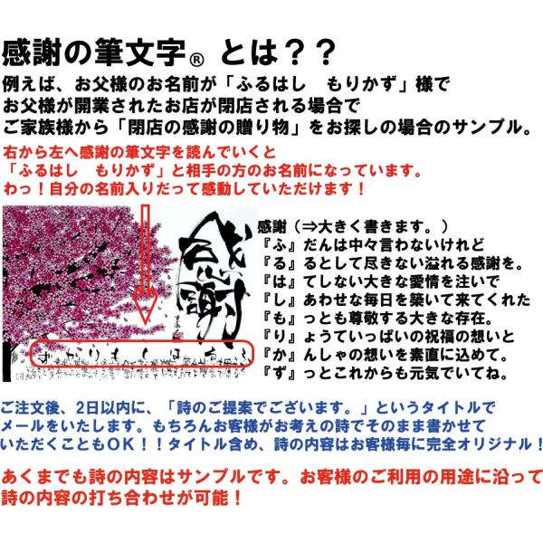 閉店の贈り物。感謝を伝える。お疲れ様の言葉ギフト。花より伝わる