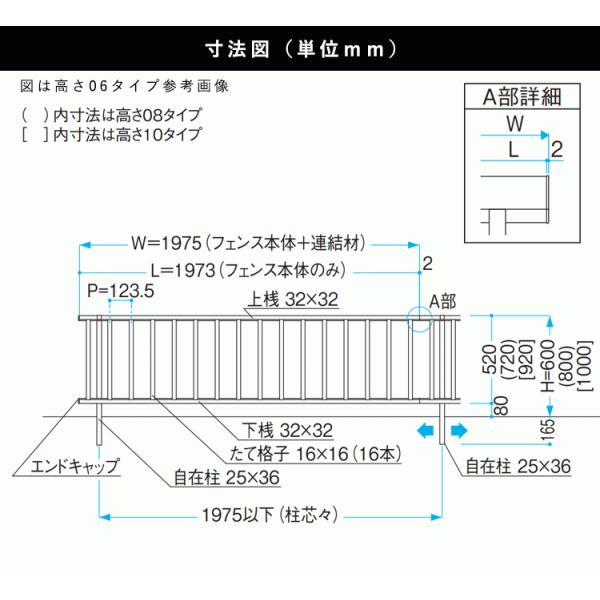 フェンス 支柱 アルミ フェンス オプション アルミ支柱 自由柱 三協アルミ フリー支柱 マイエリア2用 自由柱 高さ 80cm T80 外構 境界  縦格子 /【Buyee】 Buyee - Japanese Proxy Service | Buy from Japan!