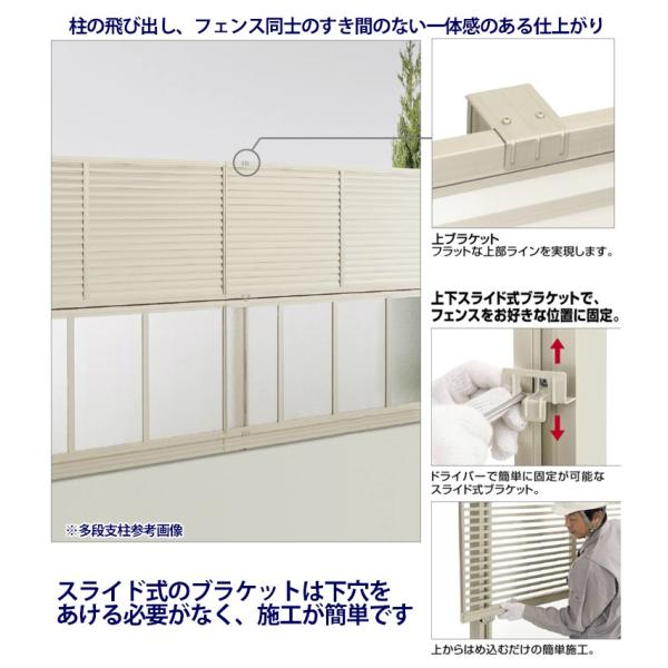 フェンス 目隠し 後付け 目隠しフェンス 外構 DIY アルミ シンプル