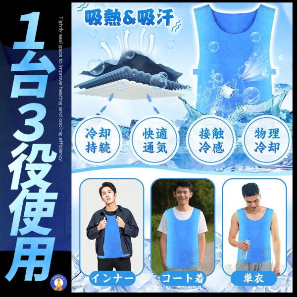 冷却ベスト クールベスト 冷感ベスト 熱中症 冷却服 農作業