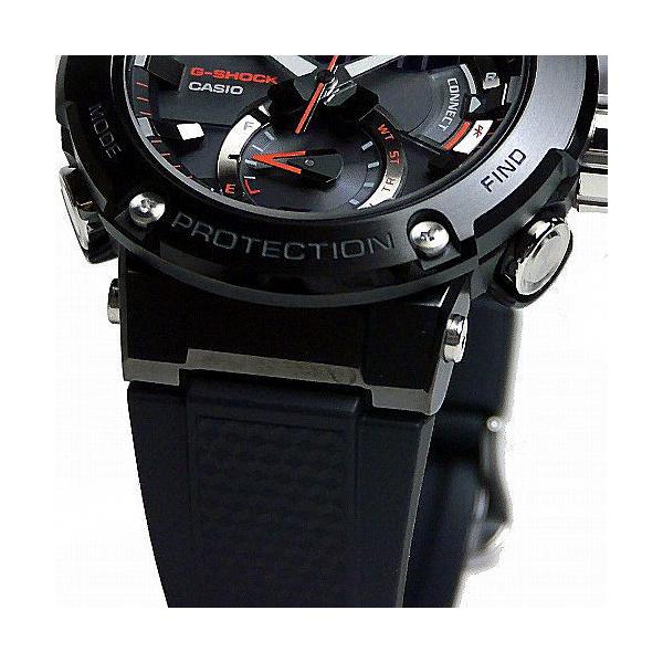 G-SHOCK G-STEEL ブラックソーラー腕時計GST-B200B-1AJF Bluetooth