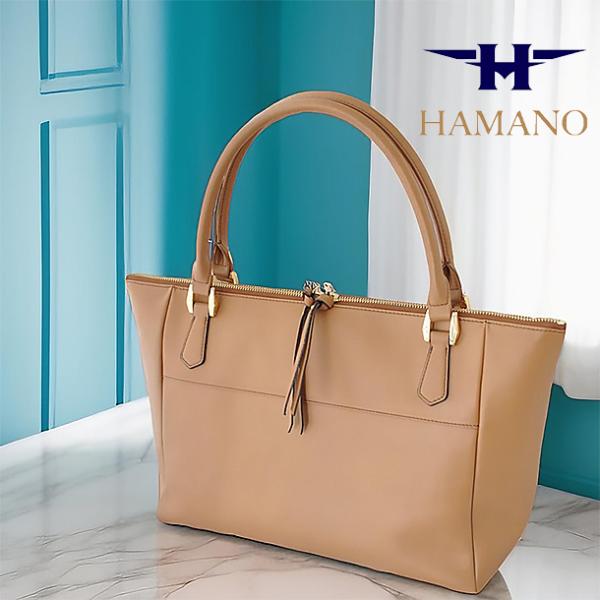 HAMANO 濱野皮革工藝　バッグ　トートバッグ　A4サイズ収納可能