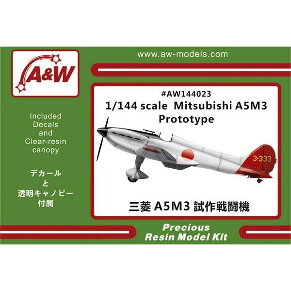 1/144 三菱九六式三号艦上戦闘機A5M3/A&Wモデルス144023/ /【Buyee