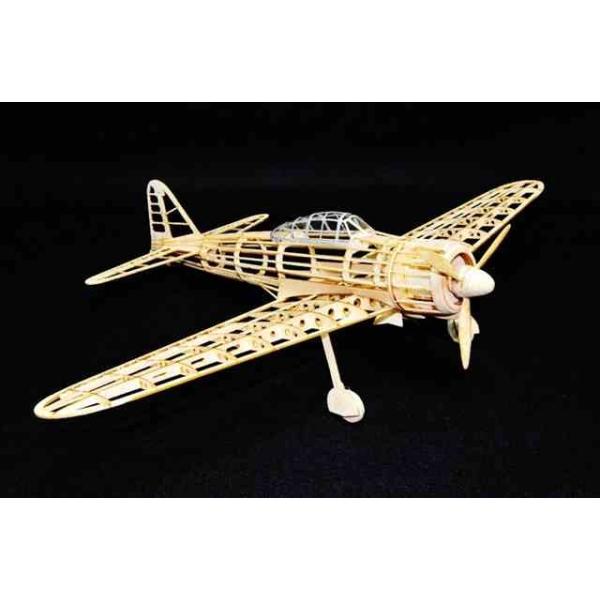 ZERO SEN バルサ キット スタジオミドBF02 バルサフライヤー 零戦21型