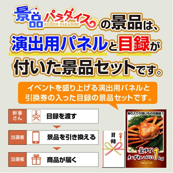 二次会 景品 パネル 目録 10点セット 海鮮 産直 グルメ 特盛 大盛 家電