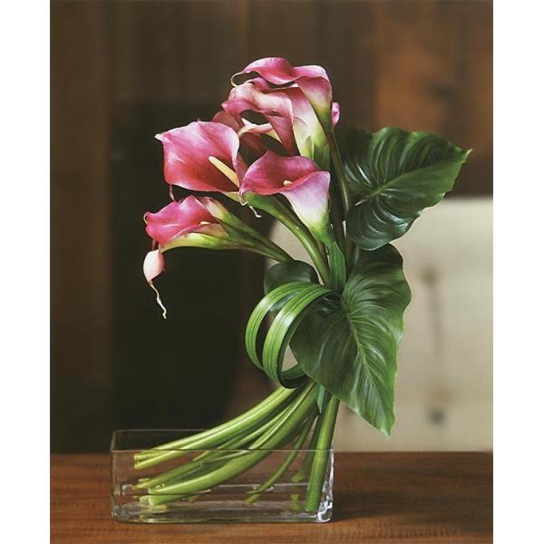 カラー カラーリリー 造花 おしゃれ 人気 リアル インテリア