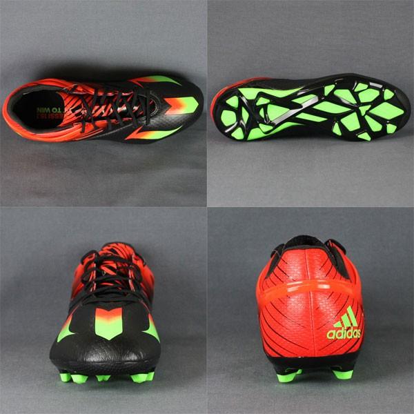 メッシ 15.1 J コアブラック×ソーラーグリーン 【adidas