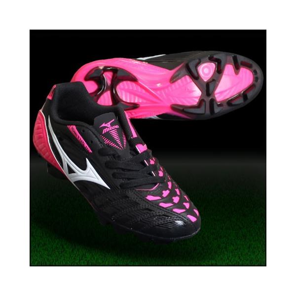 イグニタス 3 Jr MD ブラック×ホワイト×ピンク 【MIZUNO|ミズノ