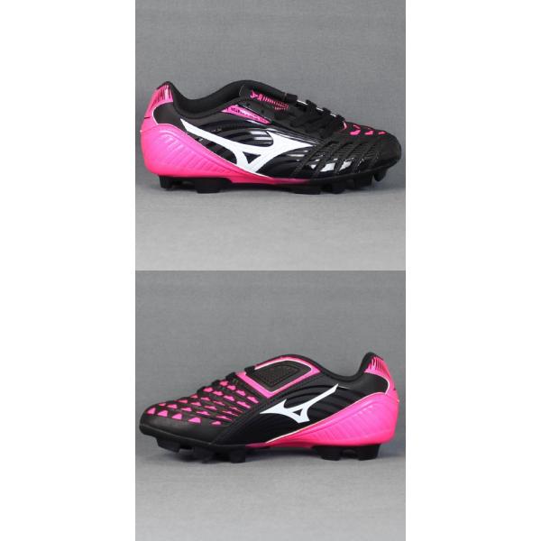 イグニタス 3 Jr MD ブラック×ホワイト×ピンク 【MIZUNO|ミズノ