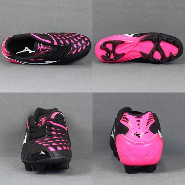 イグニタス 3 Jr MD ブラック×ホワイト×ピンク 【MIZUNO|ミズノ