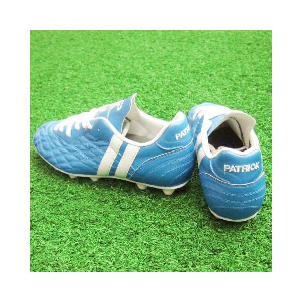 -MAT ブルー×ホワイト PATRICK| サッカースパイク ALBERT-MAT ブルー×ホワイト【PATRICK|パトリック】サッカー