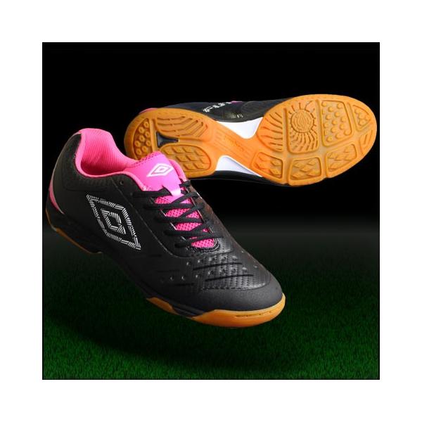 サラ ブリッツ ブラック×ピンク 【UMBRO|アンブロ】フットサルシューズ
