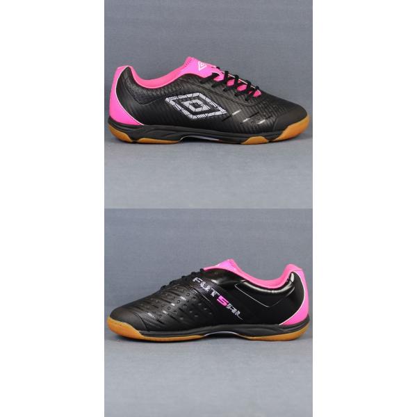 サラ ブリッツ ブラック×ピンク 【UMBRO|アンブロ】フットサルシューズ