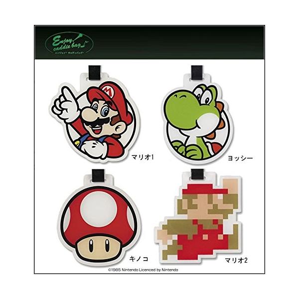 エンジョイキャディーバッグ スーパーマリオアクリルネーム