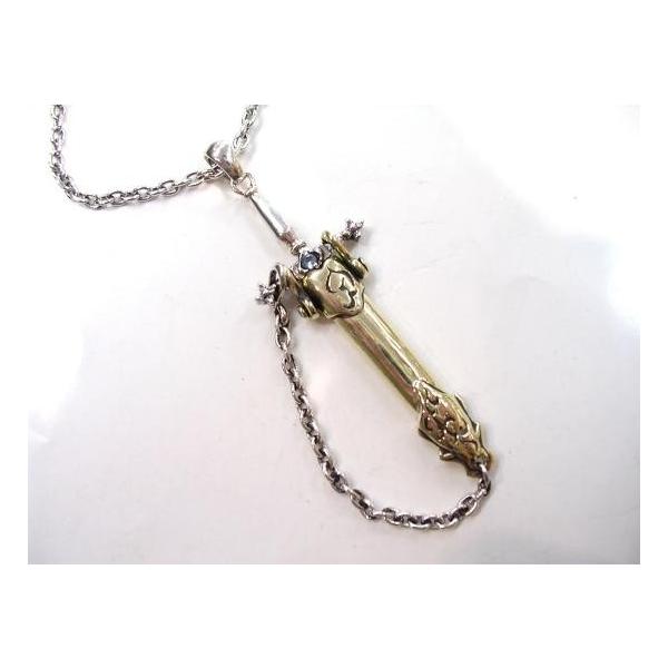 長渕剛さん着用☆ネックレス SAINTS 聖剣ネックレス(あずきチェーン