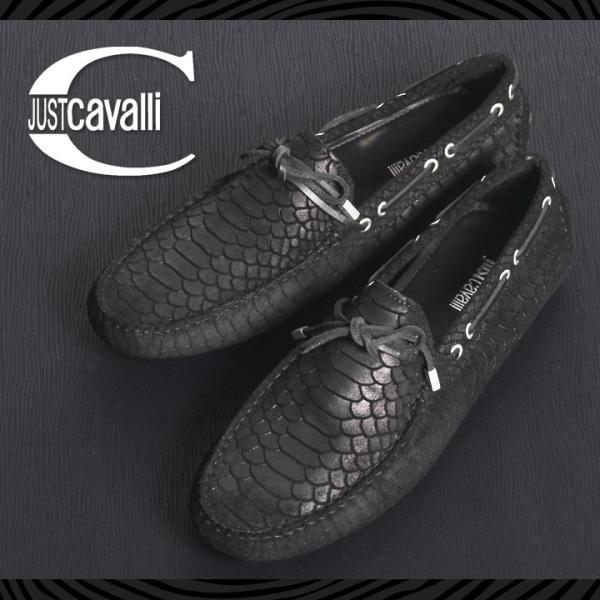 ジャストカヴァリ Just Cavalli ドライビングシューズ 靴 メンズ 本革