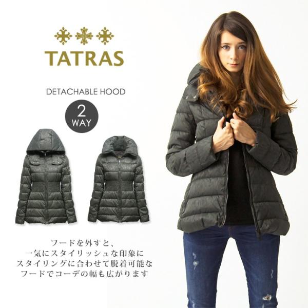 タトラス Rライン TATRAS R Line ダウンジャケット レディース フード