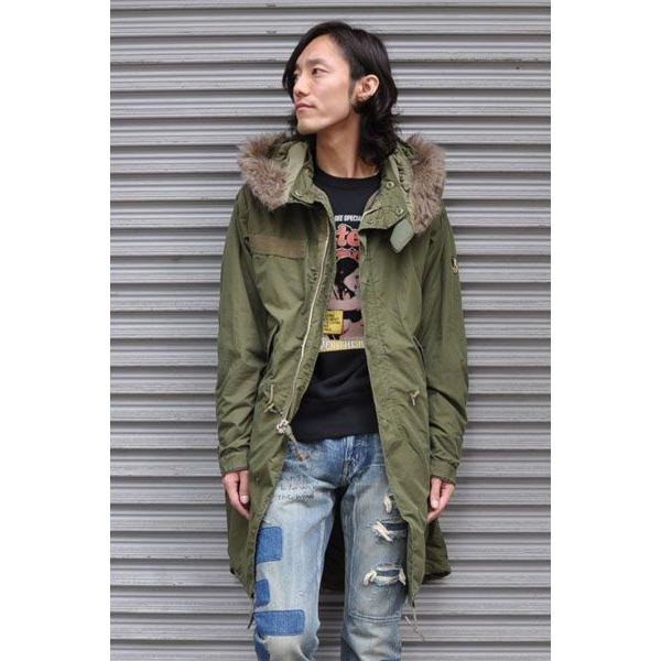 2014 秋冬新作 HYSTERIC GLAMOUR ヒステリックグラマー / モッズコート プリマロフトライナー付コットンナイロンシェルパーカー  KHAKI /【Buyee】 bot-online