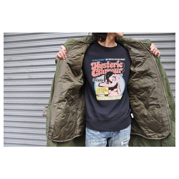 2014 秋冬新作 HYSTERIC GLAMOUR ヒステリックグラマー / モッズコート プリマロフトライナー付コットンナイロンシェルパーカー  KHAKI /【Buyee】 bot-online