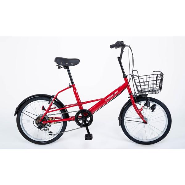 緊急値下げ中 自転車 20インチ シマノ製6段変速 カゴ付き 軽量 