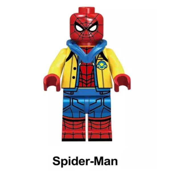 スーパーヒーローズ スパイダーマン 8体セット ミニフィグ レゴ互換 