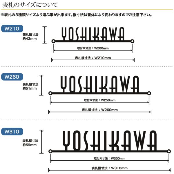 表札 おしゃれ ステンレス アイアン 切文字 「シンプル」 戸建 玄関