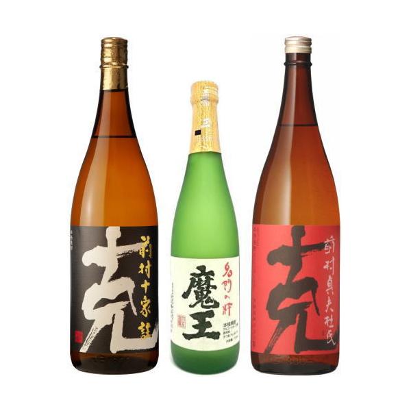 芋焼酎 飲み比べセット 魔王 720ml 克 1800ml 克 前村十家註 1800ml 3本セット /【Buyee】