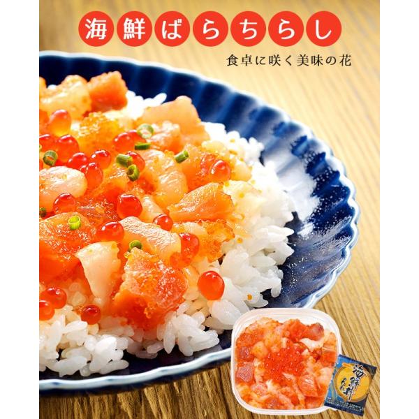 Amazon.co.jp: 海鮮ばらちらし(海鮮丼 ちらし寿司)サーモン