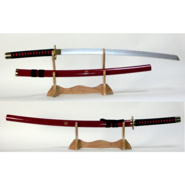 日本刀模造刀加州清光木製コスプレインテリア飾り太刀刀104cm 趣味