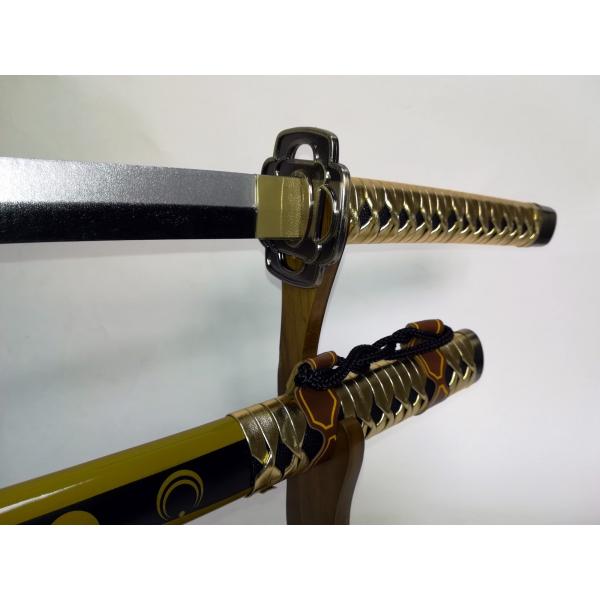 日本刀模造刀美品木製コスプレインテリア飾り太刀刀三日月宗近104cm