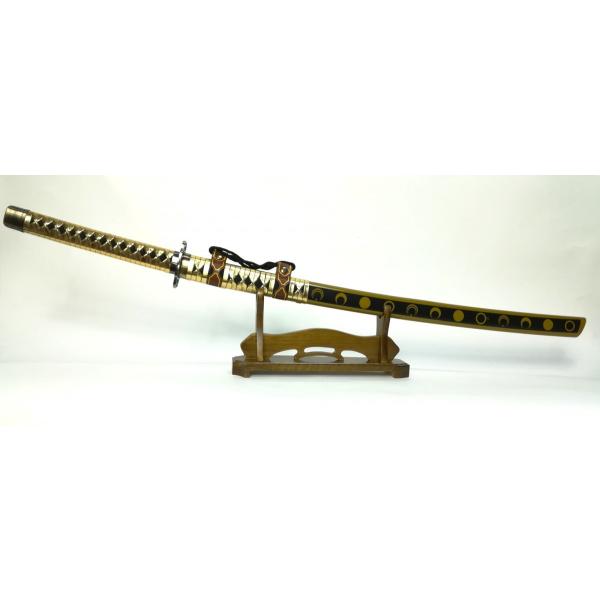 日本刀模造刀美品木製コスプレインテリア飾り太刀刀三日月宗近104cm 