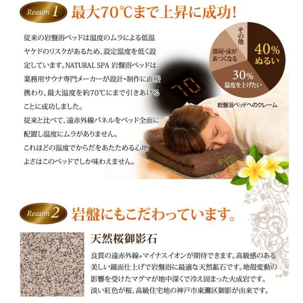 NATURAL SPA 遠赤外線岩盤浴ベッド100V ご家庭〜業務用対応/【Buyee