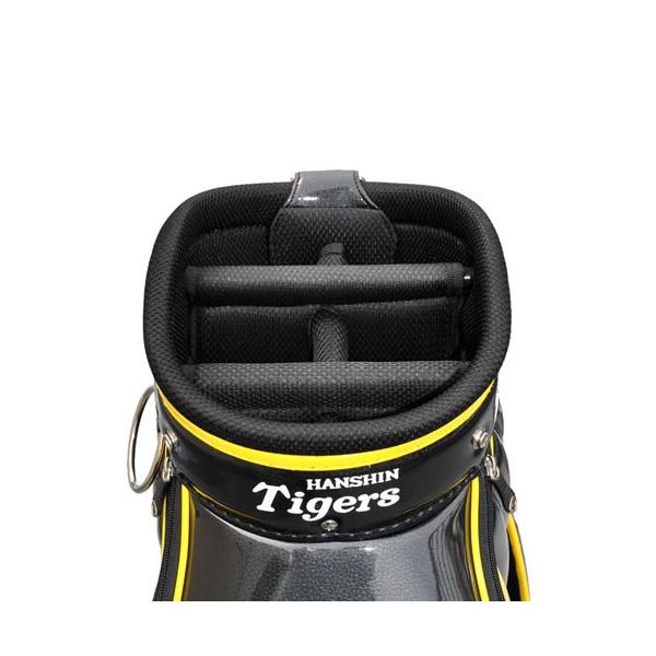 阪神タイガース ゴルフ グッズ エナメル キャディバッグ GOLF /【Buyee