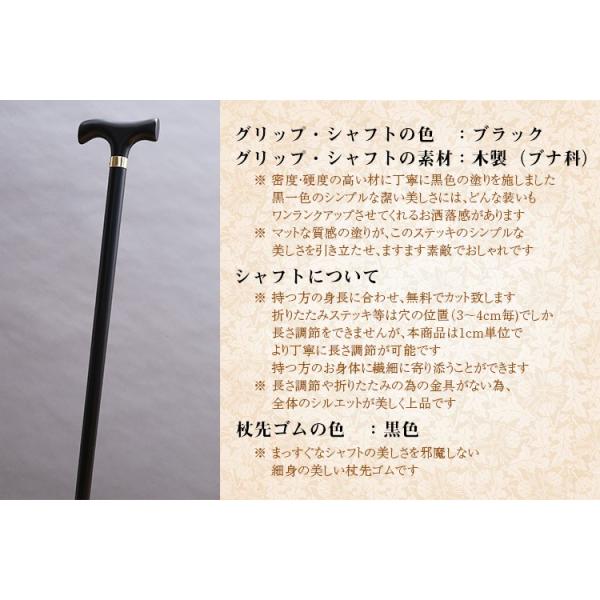 ドイツ製T字ステッキ　木製　ブラウン 木製ステッキ T字型(木目調) Brown