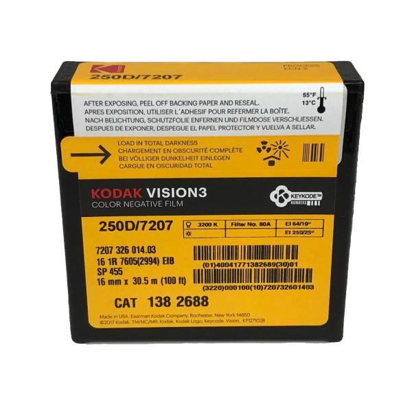 16mm/100ft／コダックvision3 250D カラーネガティブフィルム 16 mm / 100ft / コダック VISION3 250D カラーネガティブ