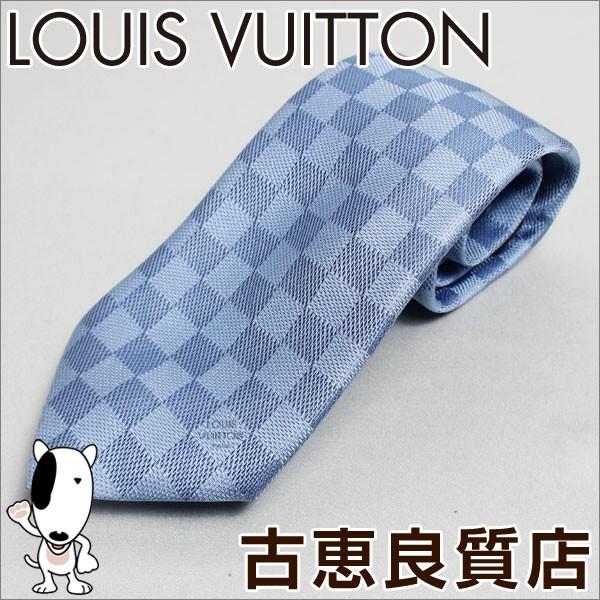 ルイヴィトン LOUIS VUITTON LV ダミエ柄 ネクタイ M78754 ライト