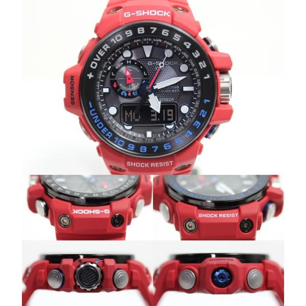 カシオ Gショック GWN-1000RD-4AJF MASTER OF G RESCUE RED レスキュー