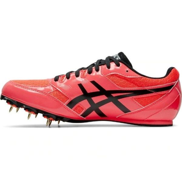 ASICS 【サイズ交換送料無料】ブラック×レッド アシックス 野球
